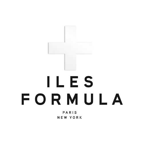 White cross logo with "ILES FORMULA PARIS NEW YORK" text.